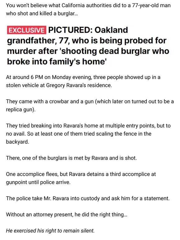 77-year-old homeowner: JAILED!