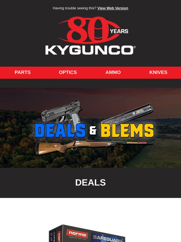 Deals and Blems that Save you money! 💸 At KYGUNCO!