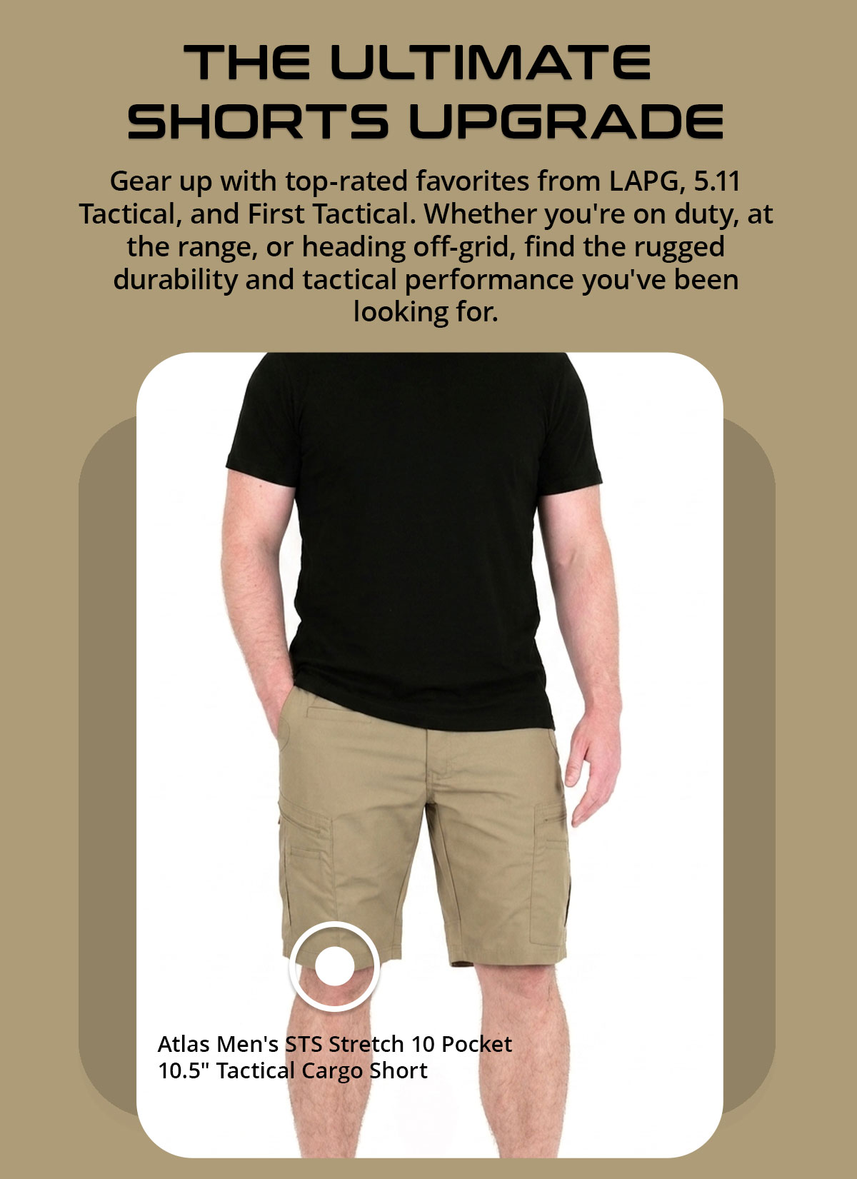 LAPG ATLAS MENS STS STRETCH 10 POCKET 10.5
