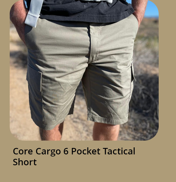 LAPG CORE CARGO 6 POCKET TACTICAL SHORT
