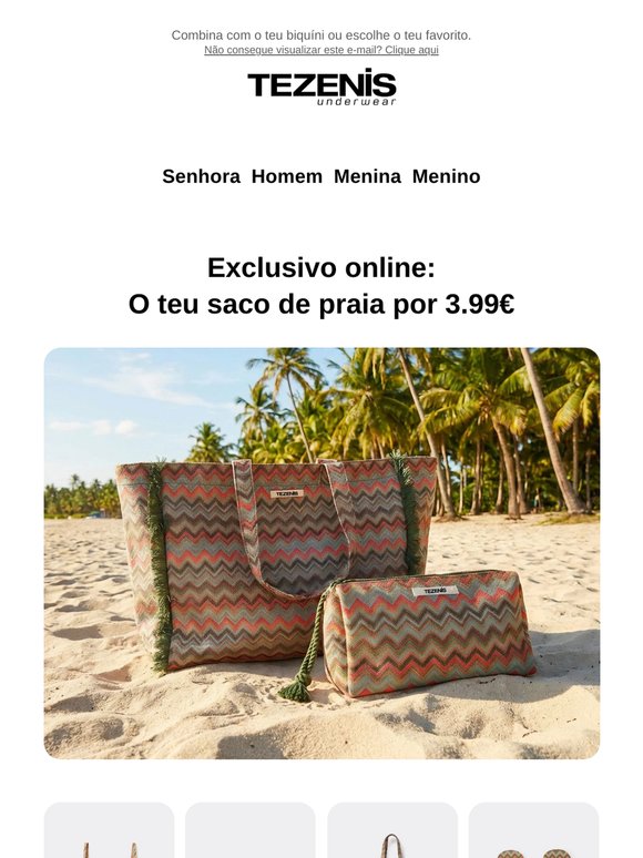 O teu saco de praia por 3.99€ 🏖️