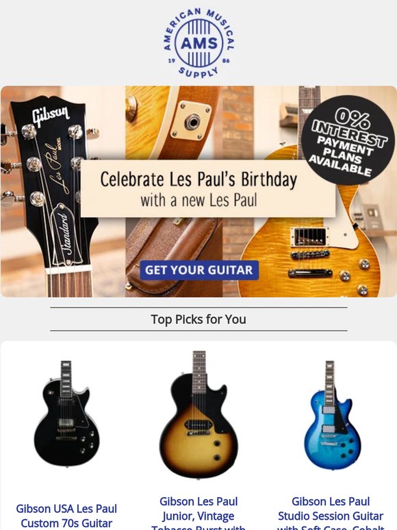 Celebrating the Great Les Paul 🎂