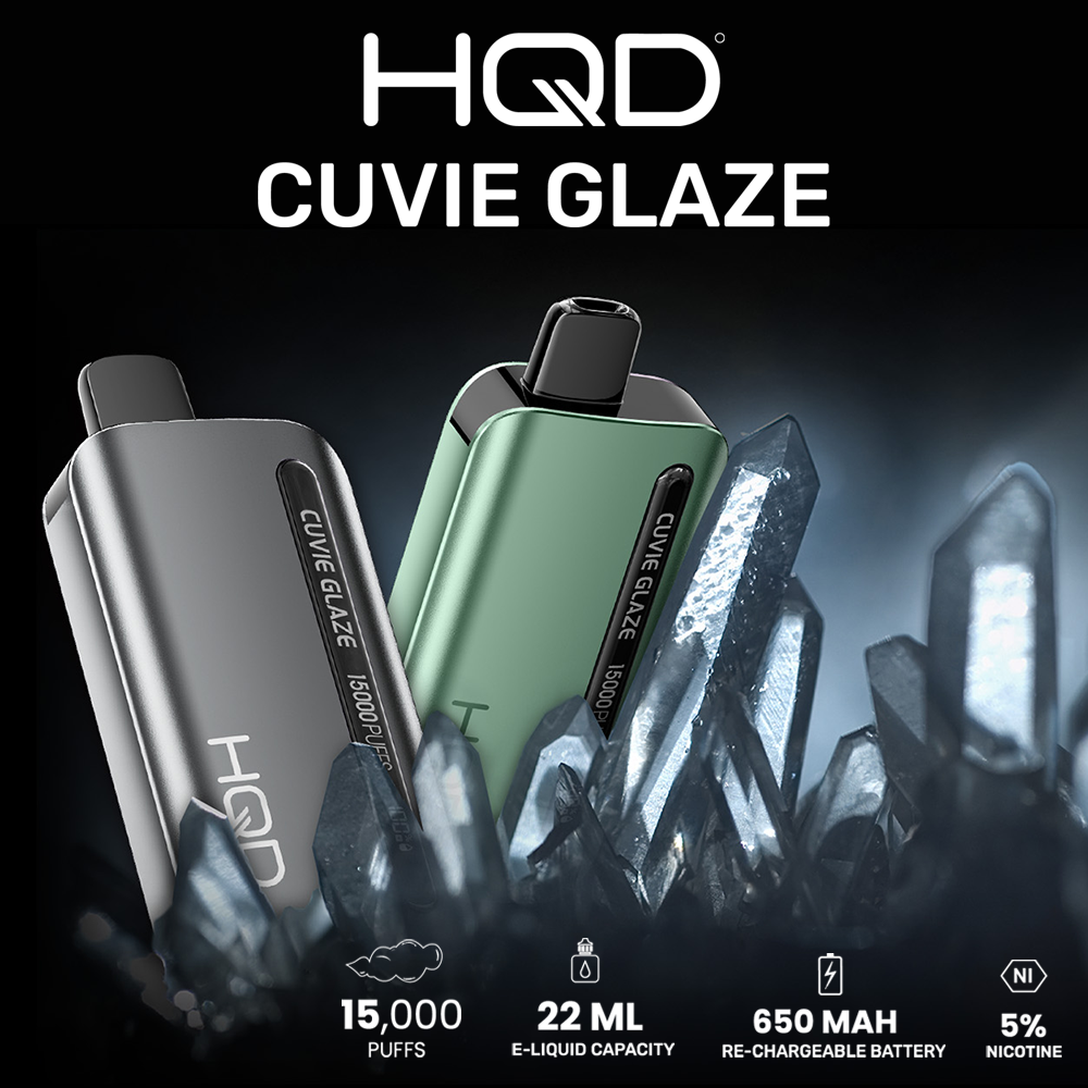 HQD Cuvie Glaze 15000 Puff Disposable