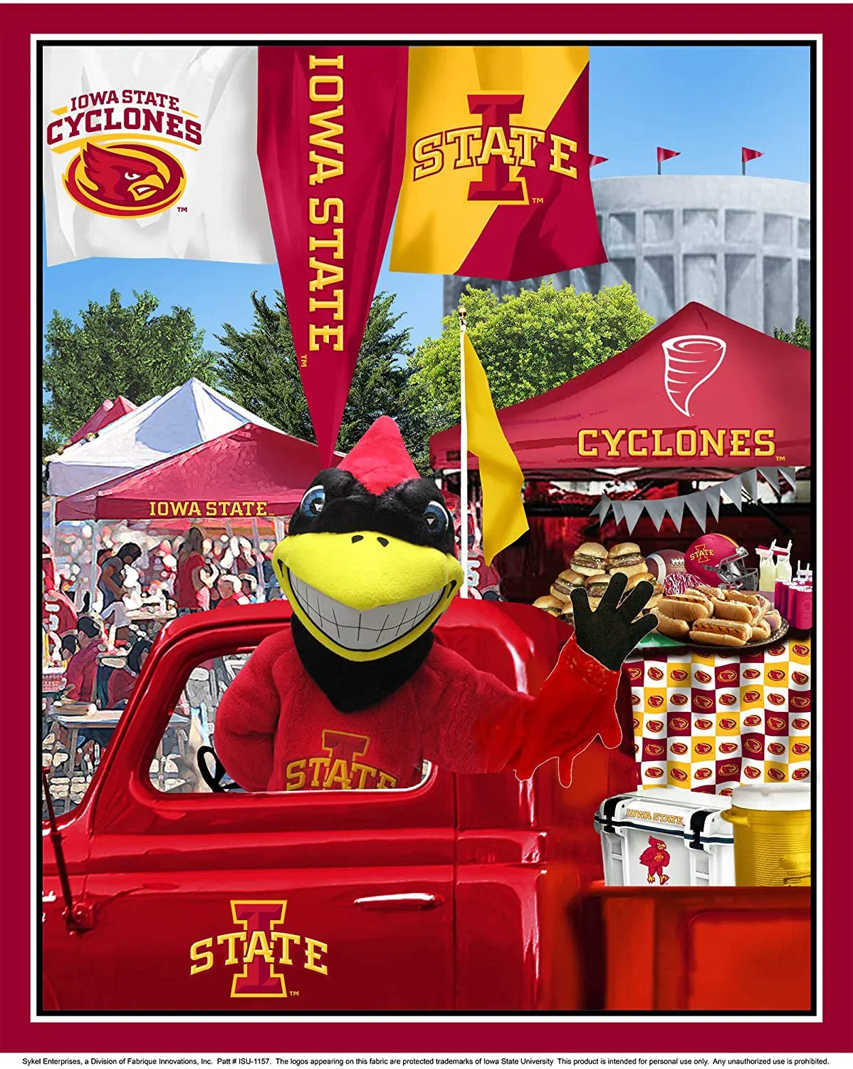 Image of Iowa State Cyclones - Tailgate Panel