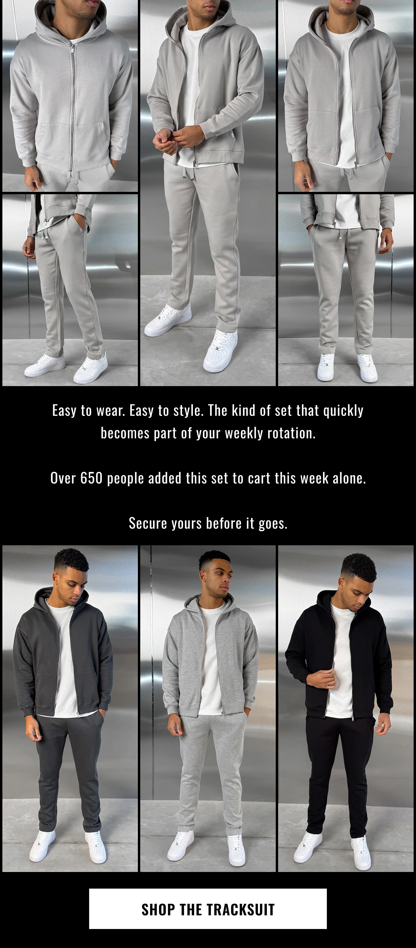 Easy to wear. Easy to style. The kind of set that quickly becomes part of your weekly rotation.  Over 650 people added this set to cart this week alone.  Secure yours before it goes.