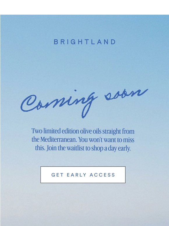 Something new is coming soon
