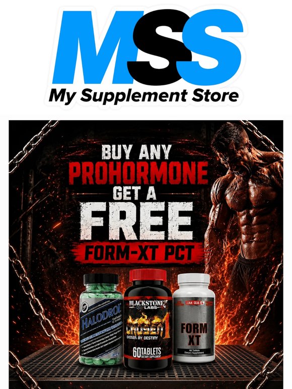 Buy Any Prohormone, Get FREE Form-XT PCT