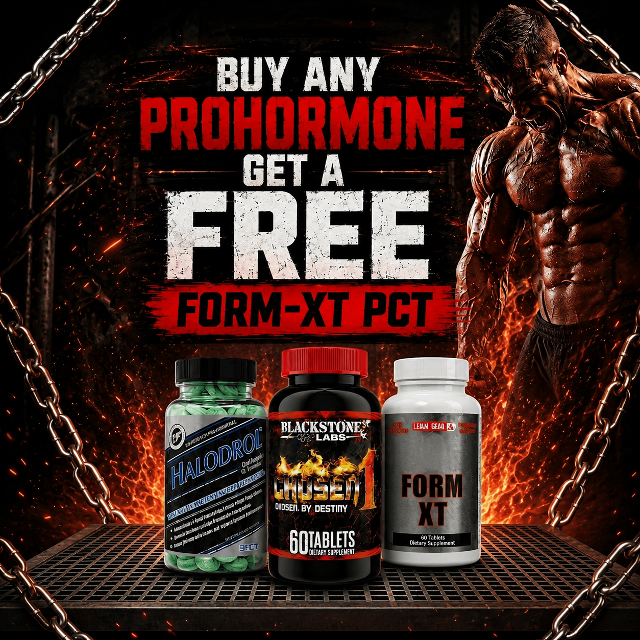 Buy Any Prohormone Get a Free Form-XT PCT