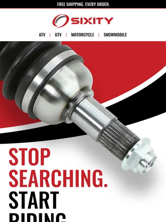 Let us help you find that axle you're looking for