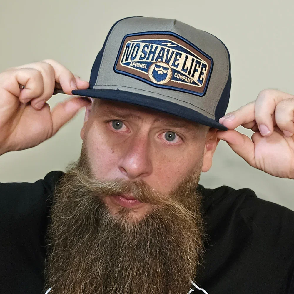 Image of Bolt No Shave Life Snapback - Navy/Charcoal