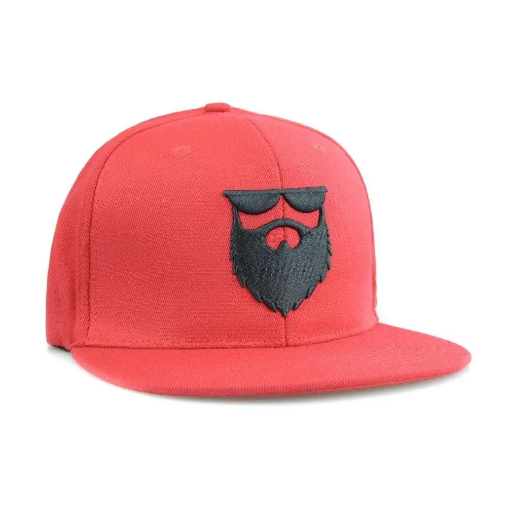 Image of OG Beard Logo Stretch Fit Hat Red
