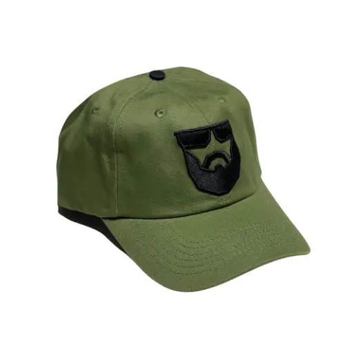 Image of No Shave Life Twill Hat - Army Green