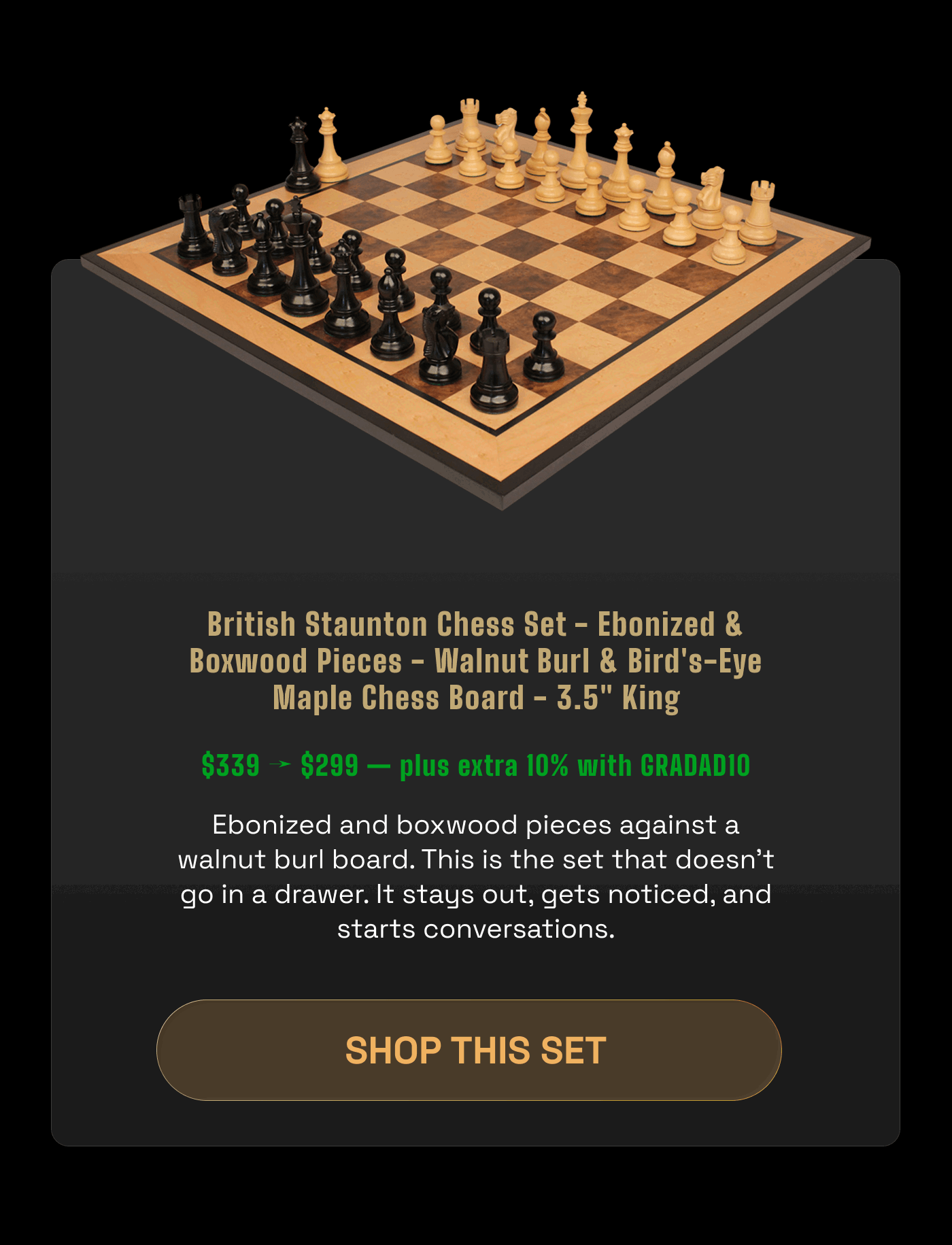 British Staunton Chess Set 