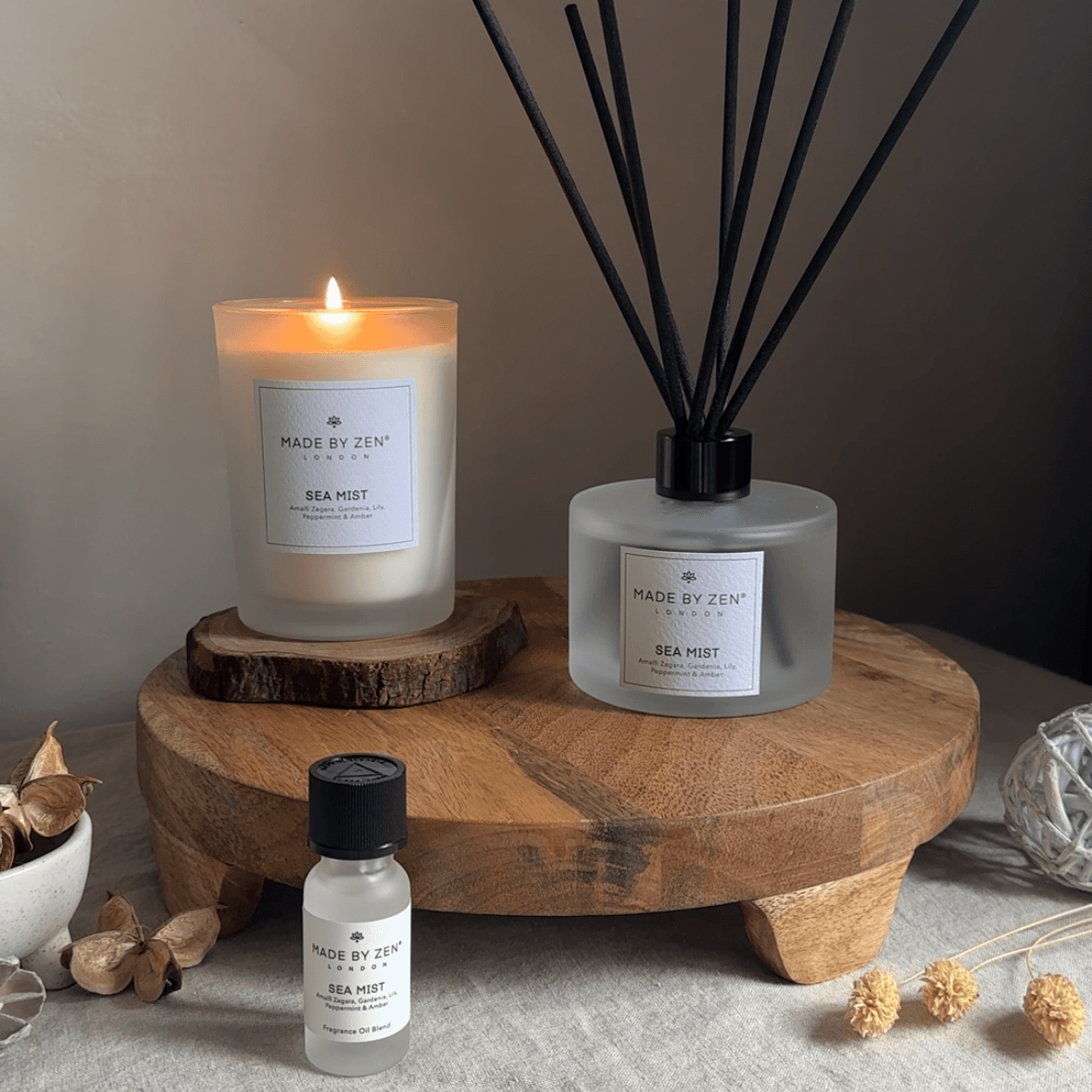 Sea Mist fragrance collection