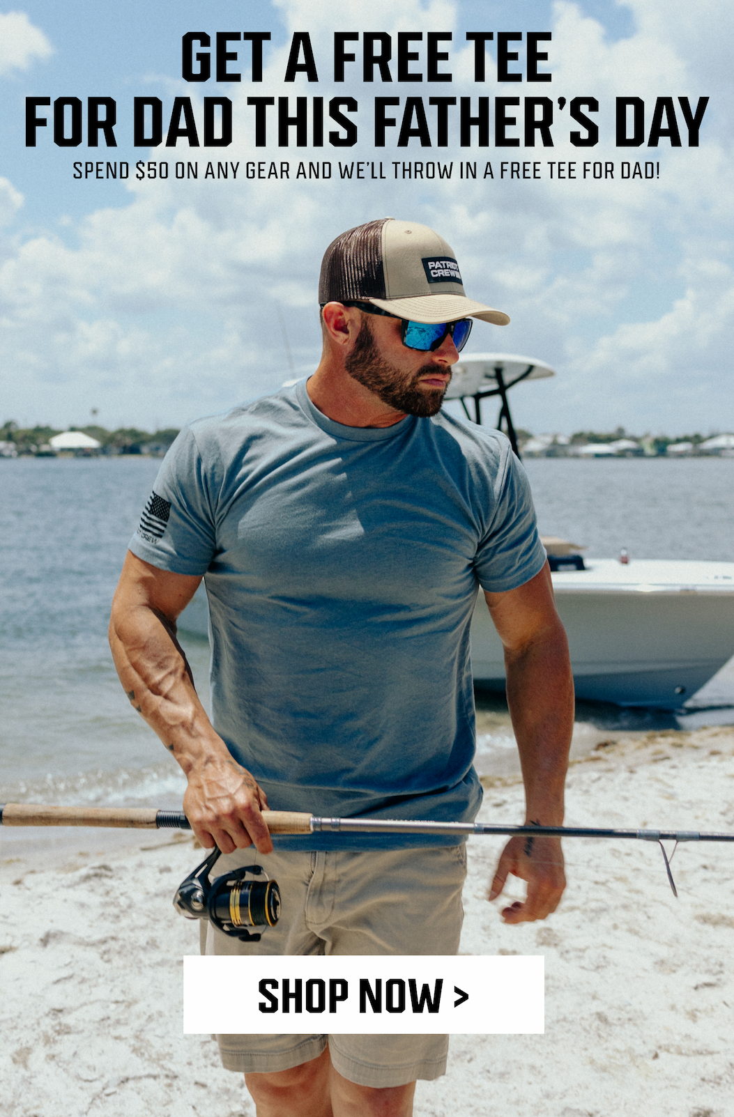 GET A FREE TEE FOR DAD THIS FATHER'S DAY - SPEND $50 ON ANY GEAR AND WE'LL THROW IN A FREE TEE FOR DAD! - SHOP NOW >