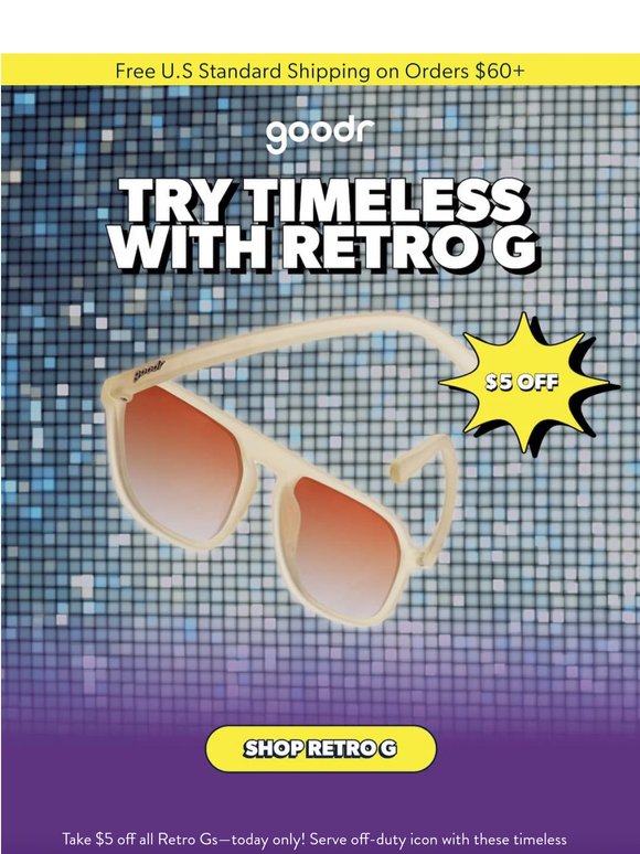 TRY IT TUESDAY: $5 OFF Retro G