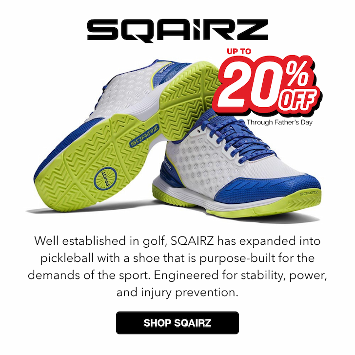 SQAIRZ Pickleball Shoes - Up to 20% off through Father's Day - SHOP NOW