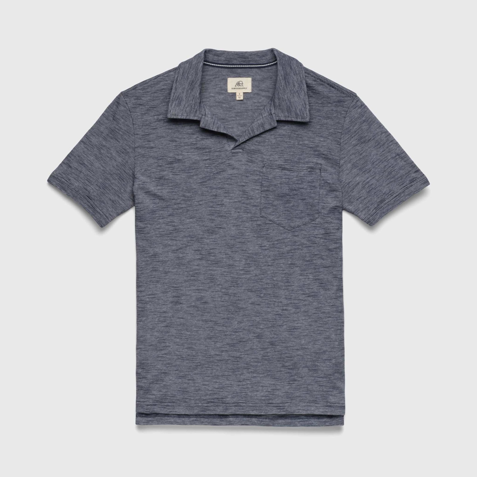 Image of Johnny Collar Polo - Navy Blazer
