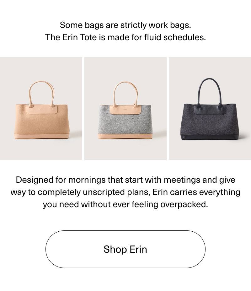 One Bag. Every Version of the Day.
