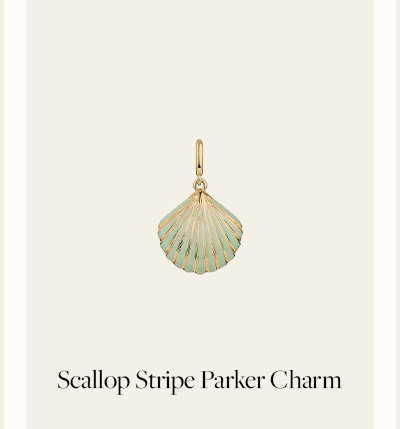 Scallop Stripe Parker Charm