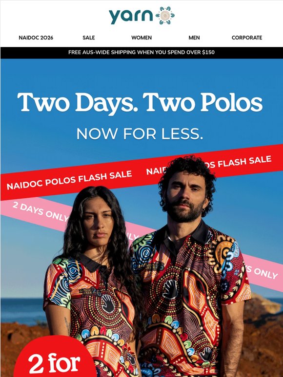 Mix, Match and Save Up to 60% on NAIDOC 🖤