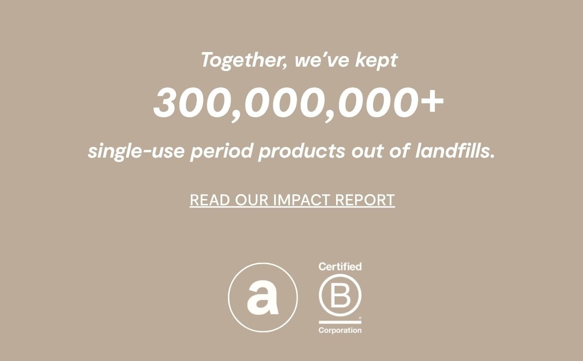 TOGETHER, WE'VE KEPT OVER 300,000,000+ SINGLE USE PRODUCTS OUT OF THE LANDFILL