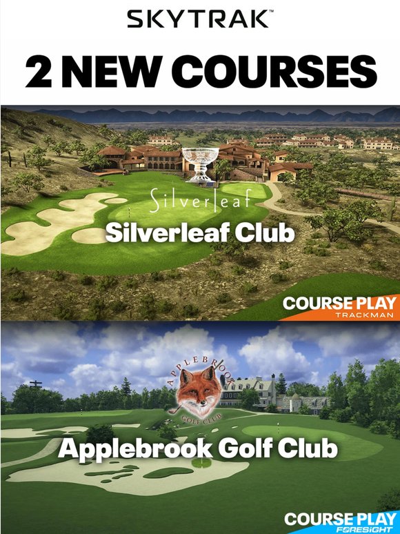 Two Private Clubs Just Landed on SKYTRAK!