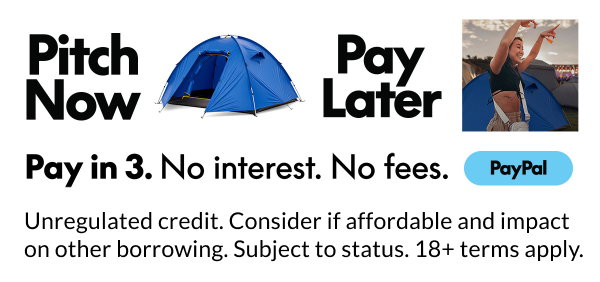 Paypal. Pitch now, pay later. Pay in 3. No interest. No fees.