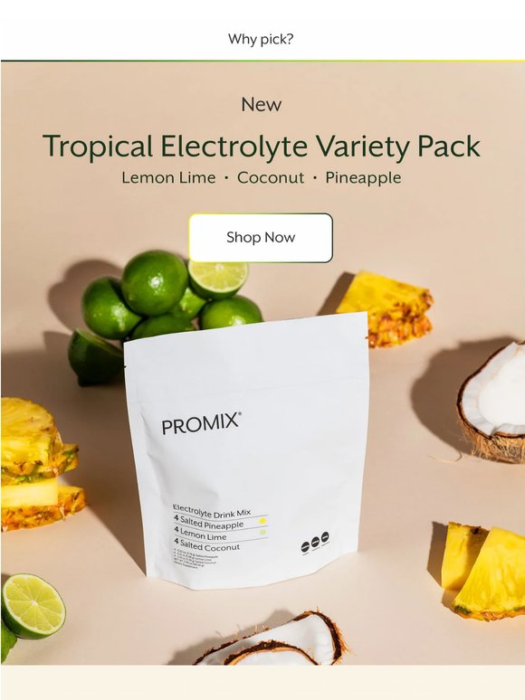 New: Tropical Electrolyte Variety Pack