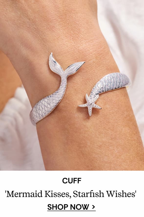 Salt + Sea 'Mermaid Kisses, Starfish Wishes' Cuff