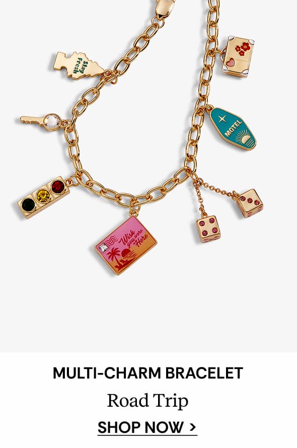 Road Trip Multi-Charm Bracelet