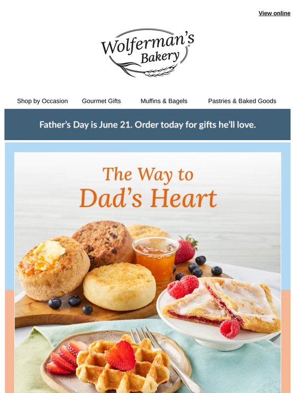 What's on Dad's wish list? Bakery treats, of course!
