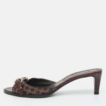 Vintage Size 40 Brown Monogram
