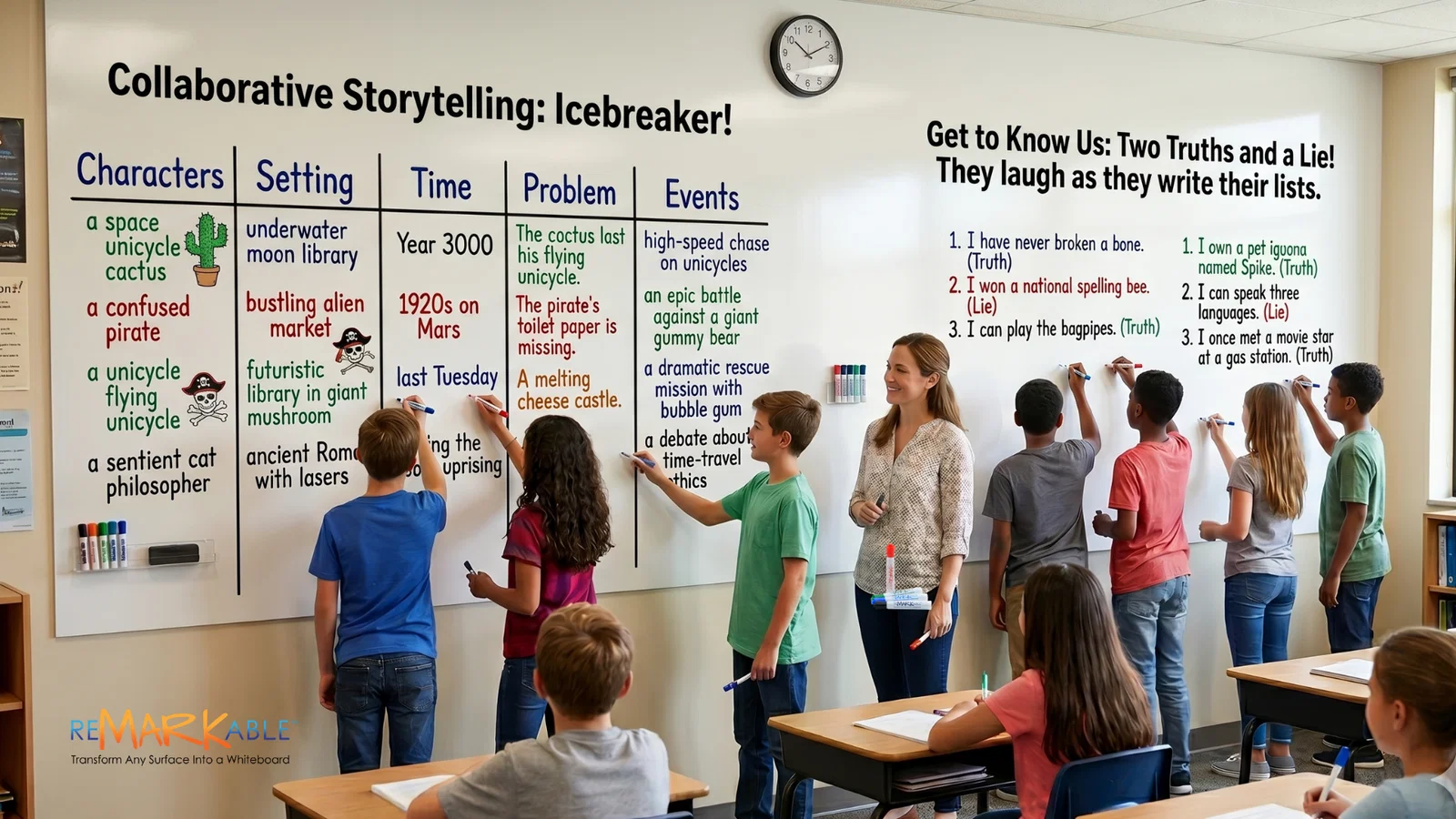 Collaborative Storytelling and "Two Truths and a Lie