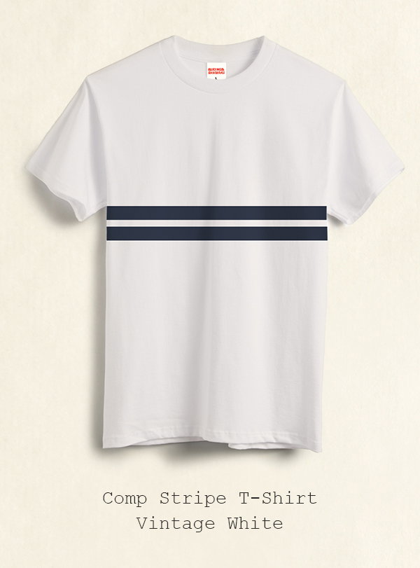 Comp Stripe T-Shirt - Vintage White