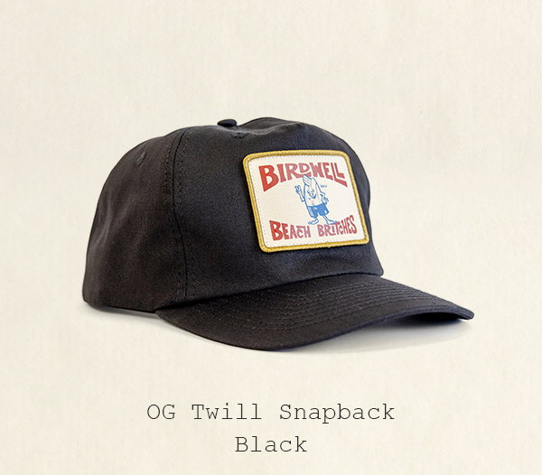OG Twill Snapback - Black