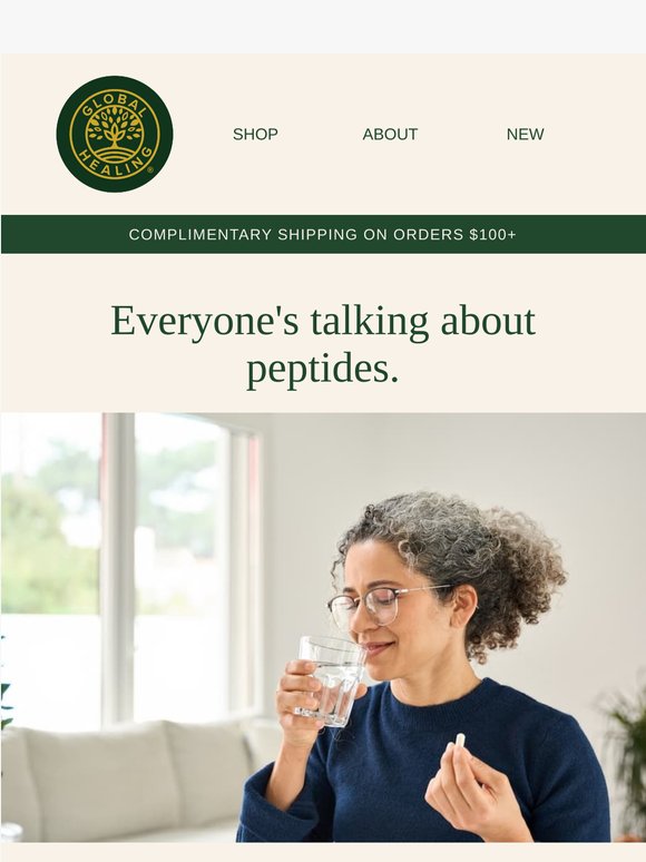 Everyone's talking about peptides.