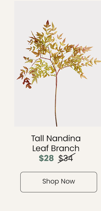 Artificial Nandina Leaf Branch 
