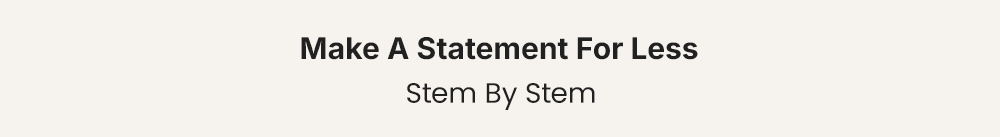 Make A Statement for Less