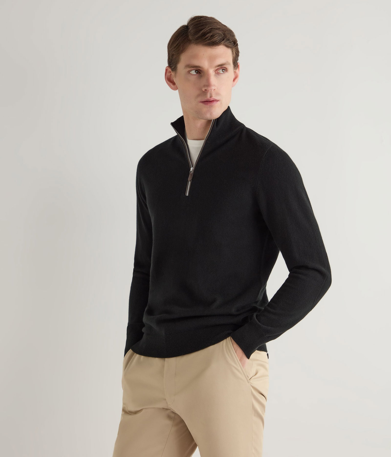 Men's Carnaby Half Zip Cashmere Jumper
