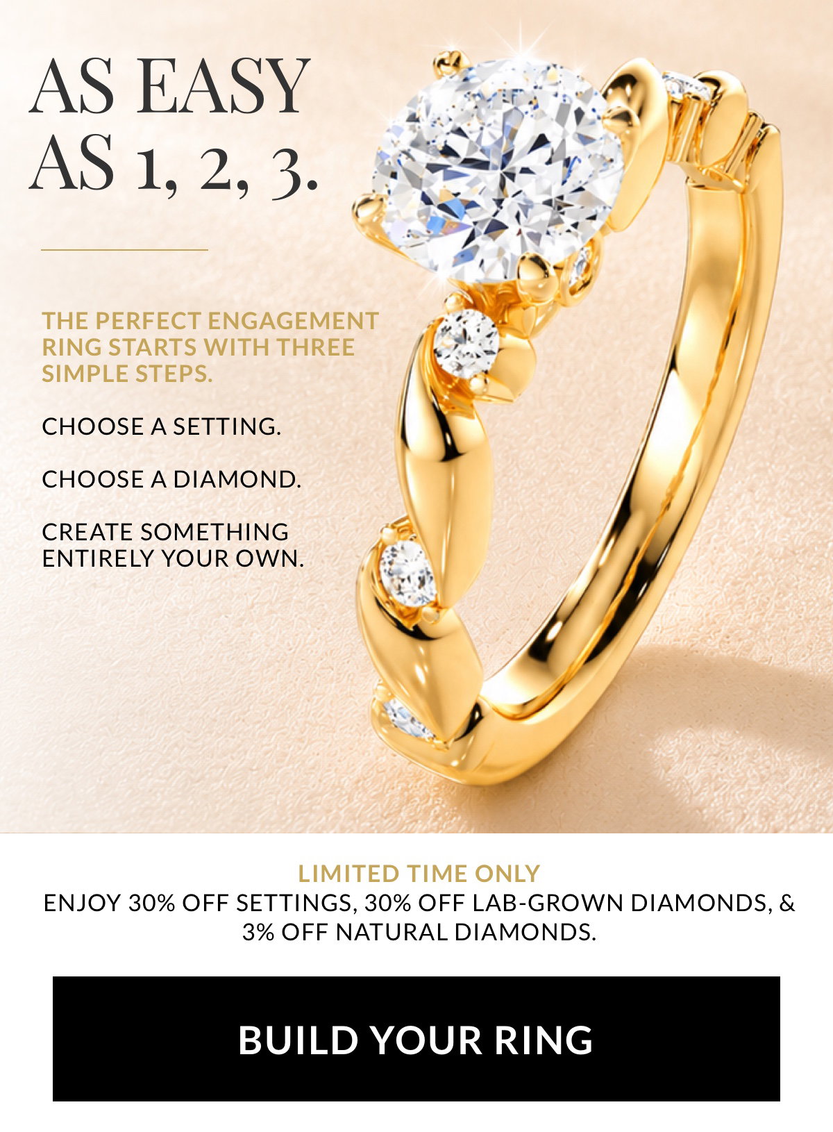 30% off engagement ring settings