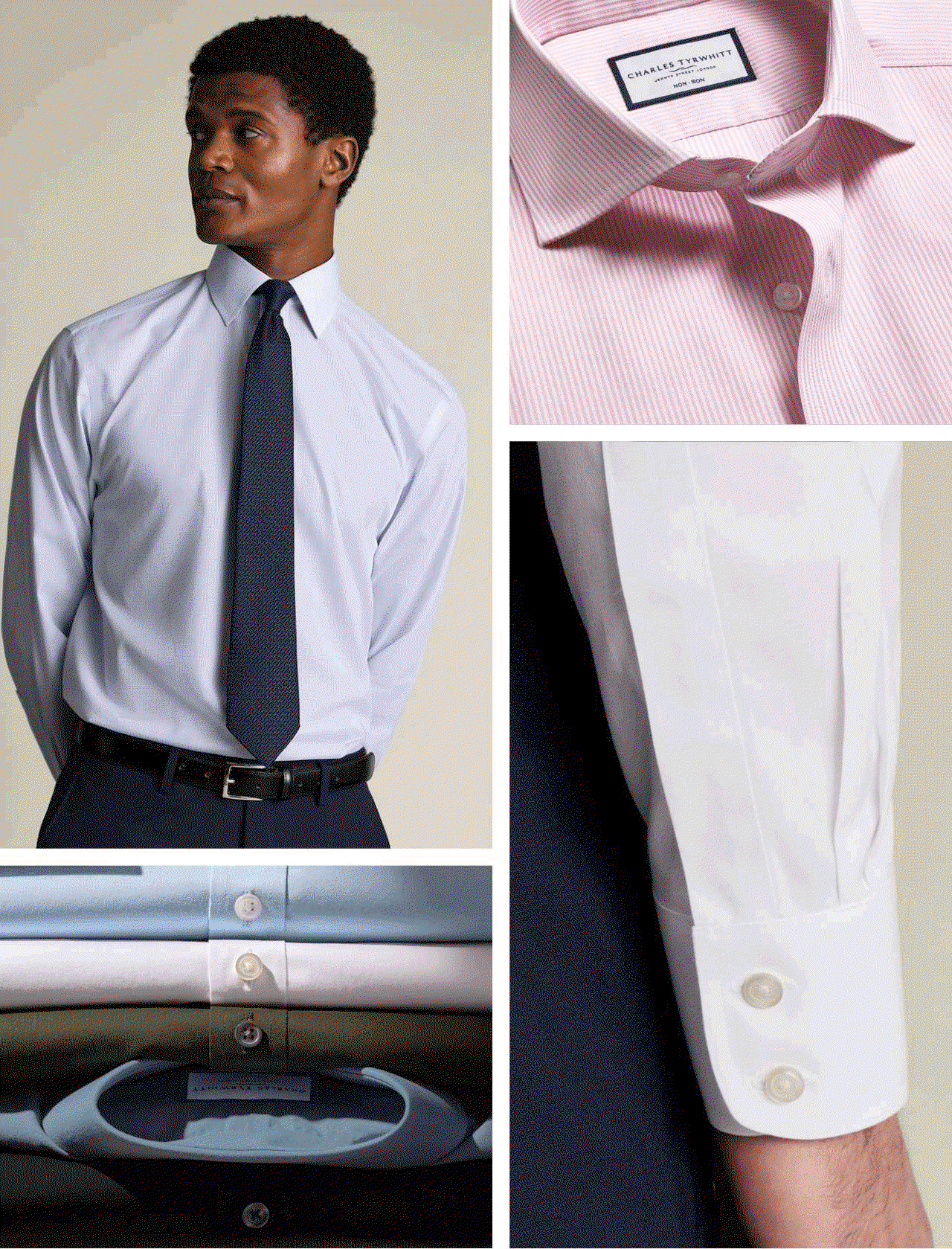 Non-Iron Stretch Poplin Shirt