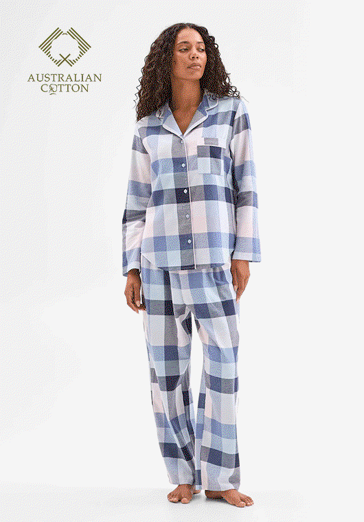 100% AUSTRALIAN COTTON flannelette pyjama set