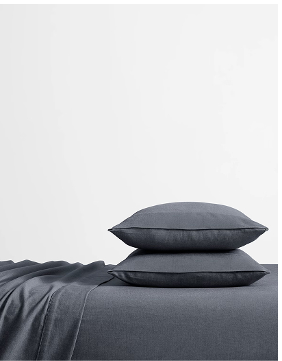 Kai Flannelette Sheet Set - Blue Nights