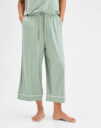 Soft comfort bamboo culotte sleep pants