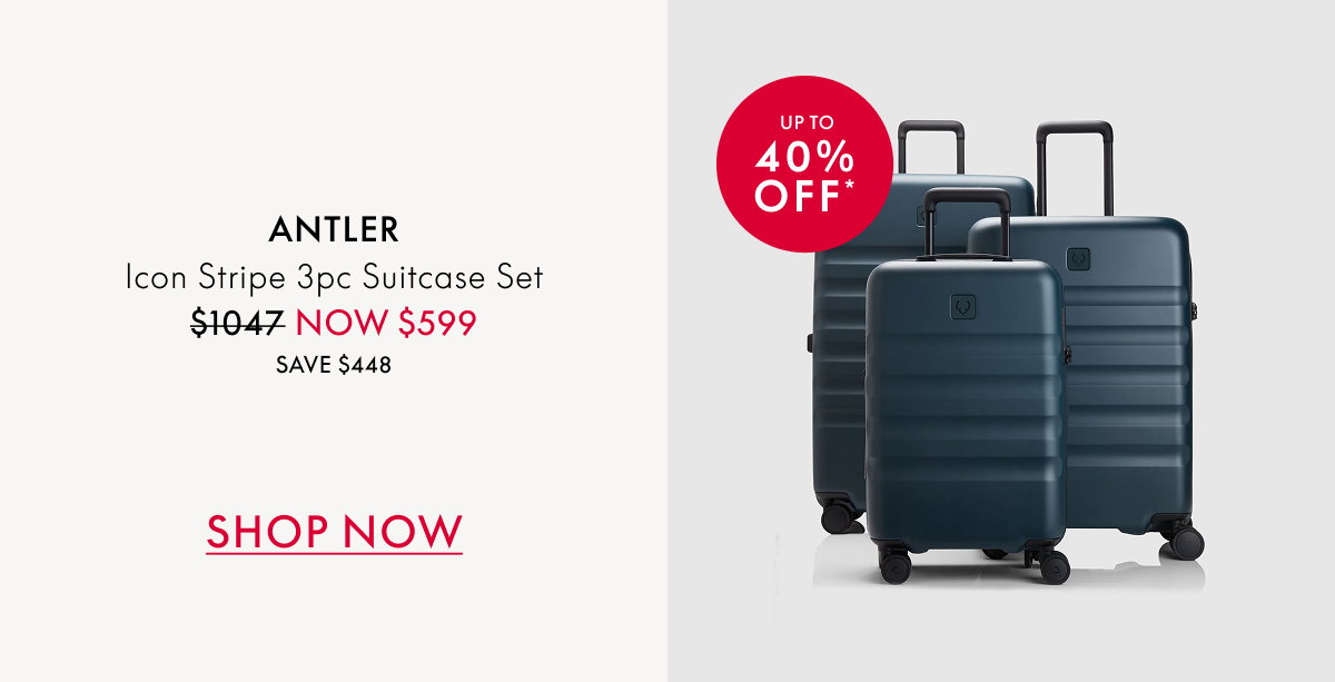 ANTLER Icon Stripe 3pc Suitcase Set