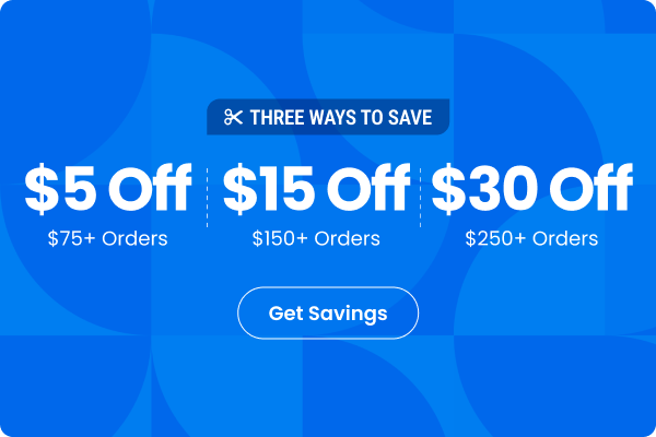 $5 Off $75, $15 Off $150, or $30 Off $250