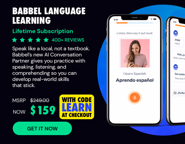 Babbel Language Learning: Lifetime Subscription (All Languages)