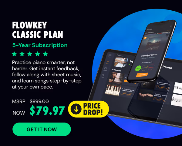 Flowkey Classic Plan: 5-Year Subscription