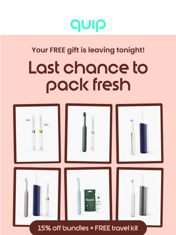 Final call: 15% off bundles + FREE gift!